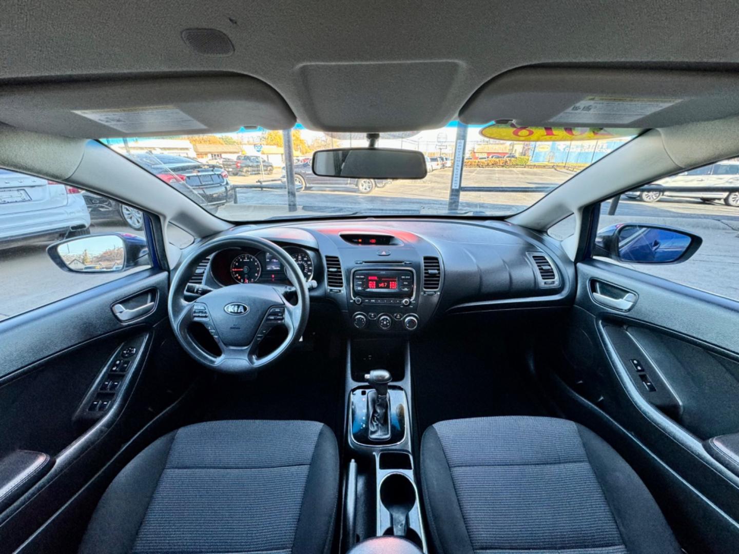 2018 BLUE KIA FORTE LX (3KPFK4A74JE) , located at 5900 E. Lancaster Ave., Fort Worth, TX, 76112, (817) 457-5456, 0.000000, 0.000000 - This is a 2018 KIA FORTE LX 4 DOOR SEDAN that is in excellent condition. There are no dents or scratches. The interior is clean with no rips or tears or stains. All power windows, door locks and seats. Ice cold AC for those hot Texas summer days. It is equipped with a CD player, AM/FM radio, AUX por - Photo#17